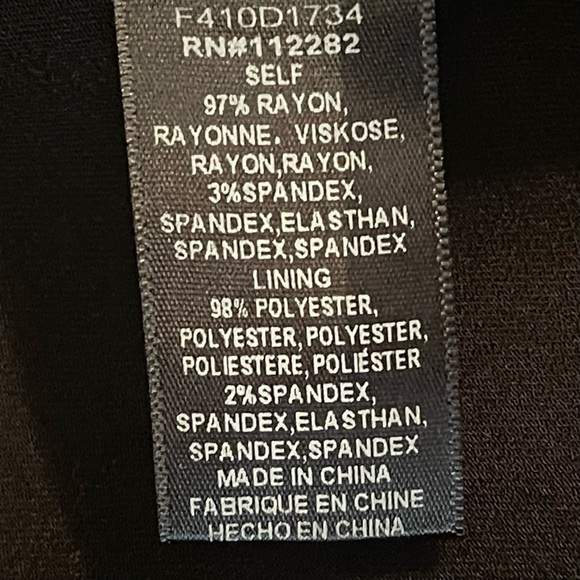 Adelyn Rae Black Ruffled Dress Size M - Picture 9 of 12